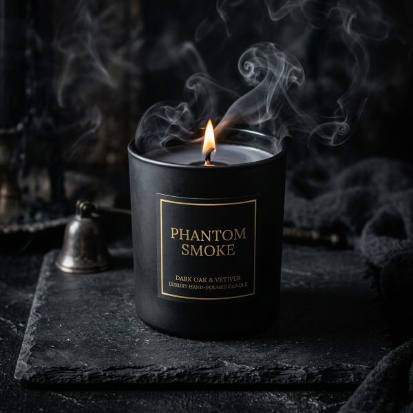 Phantom Smoke candle — ethereal gothic luxury